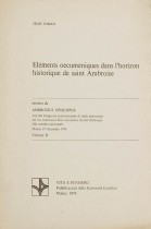 Elements oecumeniques dans l'horizon historique de saint Ambroise - carte anticariat