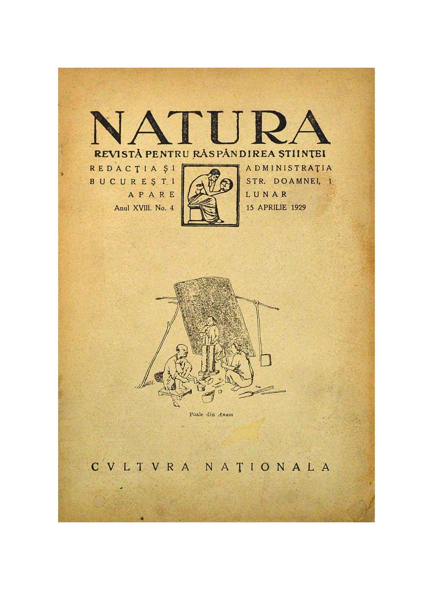 Revista Natura 1929